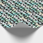 Hunde Cartoon-Spielland Geschenkpapier (Ecke)