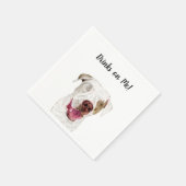 Hunde-Cocktailservietten Serviette (Ecke)