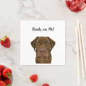 Hunde-Cocktailservietten Serviette (Beispiel)