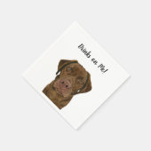 Hunde-Cocktailservietten Serviette (Ecke)