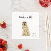 Hunde-Cocktailservietten Serviette (Beispiel)