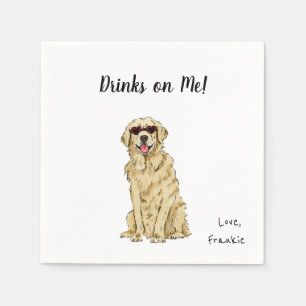 Hunde-Cocktailservietten Serviette