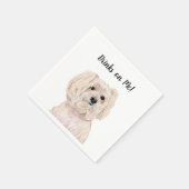 Hunde-Cocktailservietten Serviette (Ecke)
