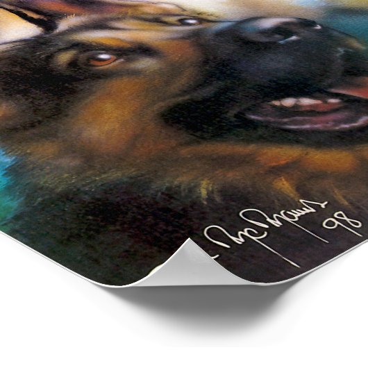 Hunde Collage Poster (Ecke)