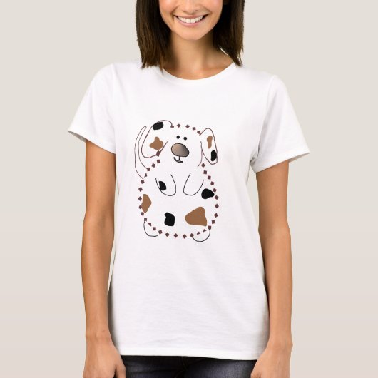 Hunde-Comic-T-Shirts und Geschenke T-Shirt (Vorderseite)
