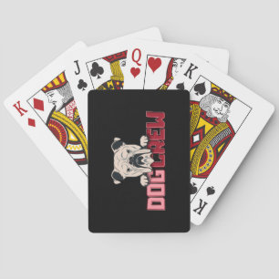 Hunde Crew Bulldog Spielkarten