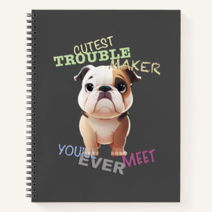 Hunde Cuttest Trouble Niedlich Adorable Funny Notizblock