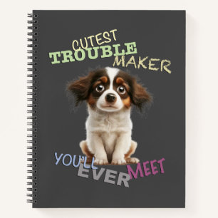 Hunde Cuttest Trouble Niedlich Adorable Funny Notizblock