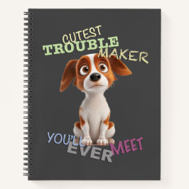 Hunde Cuttest Trouble Niedlich Adorable Funny Notizblock