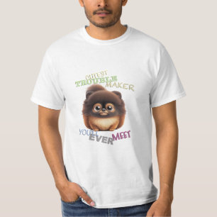 Hunde Cuttest Trouble Niedlich Adorable Funny T-Shirt