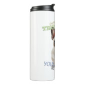 Hunde Cuttest Trouble Niedlich Adorable Funny Thermosbecher (Nach links gedreht)