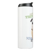 Hunde Cuttest Trouble Niedlich Adorable Funny Thermosbecher (Nach links gedreht)