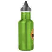 Hunde-Dackel Edelstahlflasche (Links)
