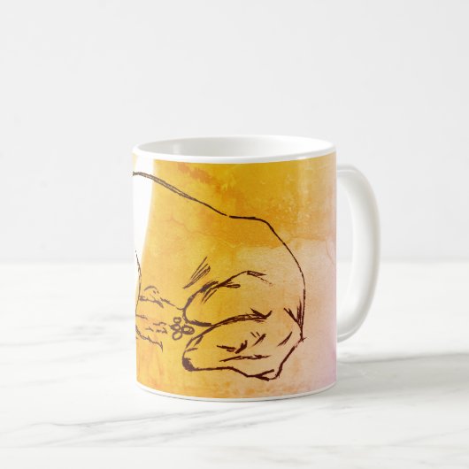 Hunde Dackel Hund Kaffeetasse (VorderseiteRechts)
