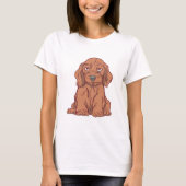 Hunde-Dackel T-Shirt (Vorderseite)