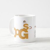 Hunde DADSM: Grundlegende Tasse (Vorderseite Links)