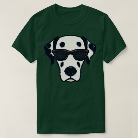 Hunde Dalmatiner cool T-Shirt (Design vorne)