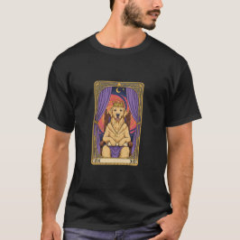 Hunde-Dame Tarot, Mystische Katze, Königin Hund, T-Shirt