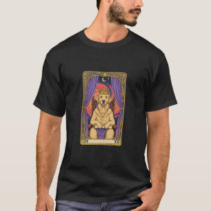 Hunde-Dame Tarot, Mystische Katze, Königin Hund, T-Shirt