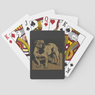 Hunde - Darstellung der quadratischen Tiere Spielkarten
