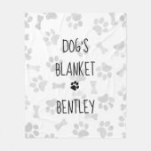 Hunde-Decke-Decke-Deco-Pad-Druckerei Hund Lover Fleecedecke (Vorderseite)