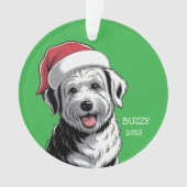 Hunde-Dekoration Ornament (Vorderseite)