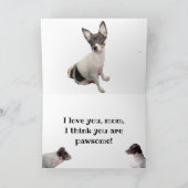 HUNDE DEN TAG DER MUTTER VERLIEREN KARTE (Innenseite)