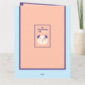 HUNDE DENKT AN IHRE KARTE (Rückseite)