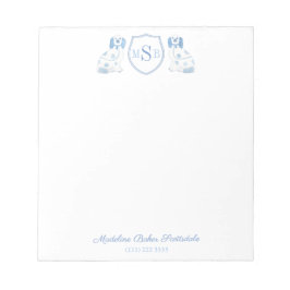 Hunde der blauen und weißen China Staffordshire Mo Notizblock