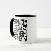 Hunde der Exterminator-Lieben Tasse (Vorderseite Links)