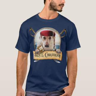 Hunde der Karibik - Niedlicher Gelber Labrador Pir T-Shirt