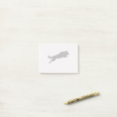 Hunde der Liebe der deutschen Hirtenherde-Silhouet Post-it Klebezettel (Auf Schreibtisch)