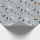 Hunde der Liebe Geschenkpapier (Ecke)