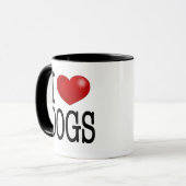 Hunde der Liebe I Tasse (Vorderseite Links)