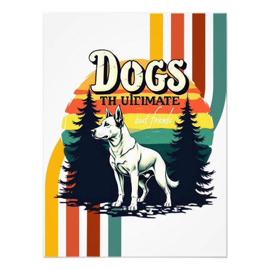 Hunde der ultimative beste Freund Fotodruck (Vorne)