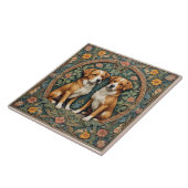 Hunde der verborgenen Grotte Fliese (Seite)
