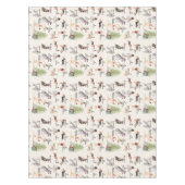 Hunde der Weihnachtsfeier-12 des Tischdecke (Vorderseite)