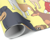 Hunde der Welt Geschenkpapier (Rolleneckpunkt)