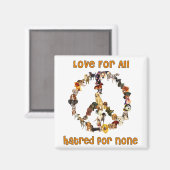 Hunde des Friedens Magnet (Vorderseite/Rückseite)