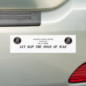 Hunde des Krieges Autoaufkleber (Auf Auto)