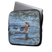 Hunde-Designs für Heimtiere Laptopschutzhülle (Vorderseite Links)