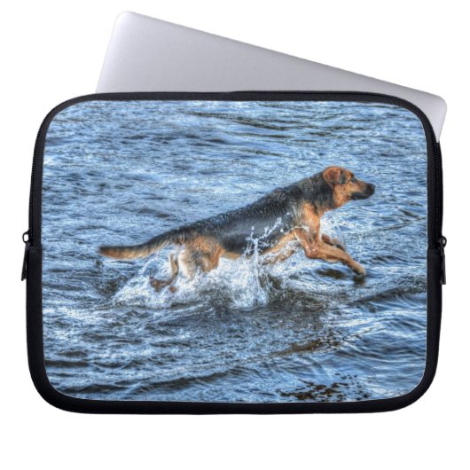 Hunde-Designs für Heimtiere Laptopschutzhülle (Vorderseite)
