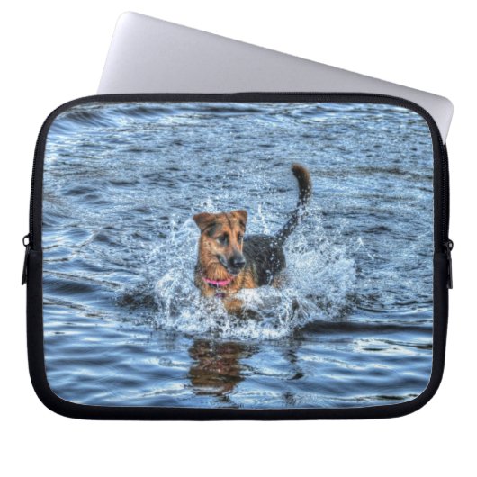Hunde-Designs für Heimtiere Laptopschutzhülle (Vorderseite)