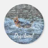 Hunde-Designs für Heimtiere Magnet (Vorne)