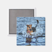 Hunde-Designs für Heimtiere Magnet (Vorderseite/Rückseite)