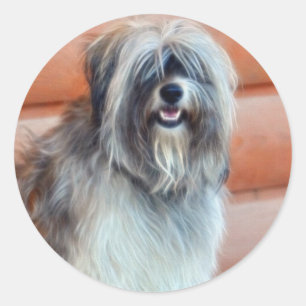 Hunde-Designs für Heimtiere Runder Aufkleber