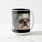 Hunde-Designs für Heimtiere Zweifarbige Tasse (VorderseiteRechts)