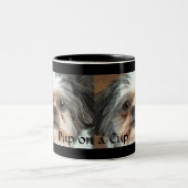 Hunde-Designs für Heimtiere Zweifarbige Tasse (Mittel)