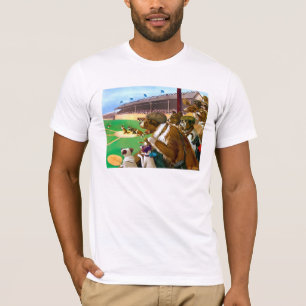 Hunde, die Baseball spielen T-Shirt