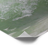 Hunde, die durch die Ozeanwelle laufen, Surfen, St Poster (Ecke)